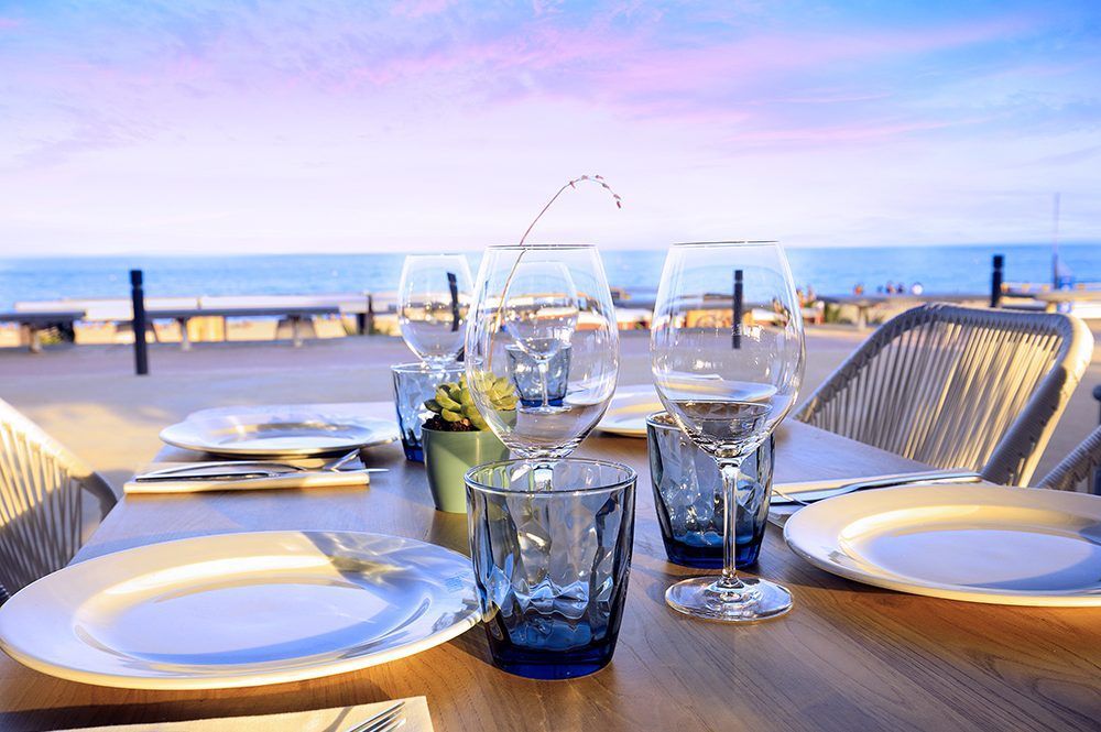 galería Terraza con vistas al Mediterráneo en Can Fisher